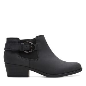 Clarks Womens Adreena Field Black Boots (NWT)